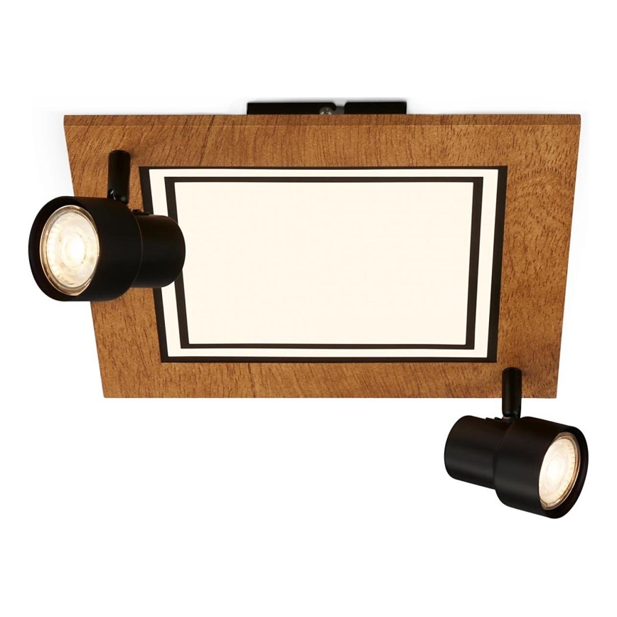 Brilo - LED Griestu lampa LED/12W/230V + 2xGU10/9W 3000K
