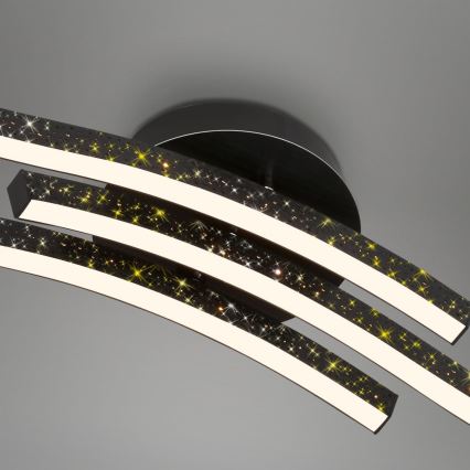 Brilo - LED Griestu lampa LED/19W/230V 3000K melna