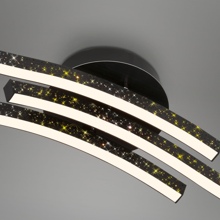 Brilo - LED Griestu lampa LED/19W/230V 3000K melna