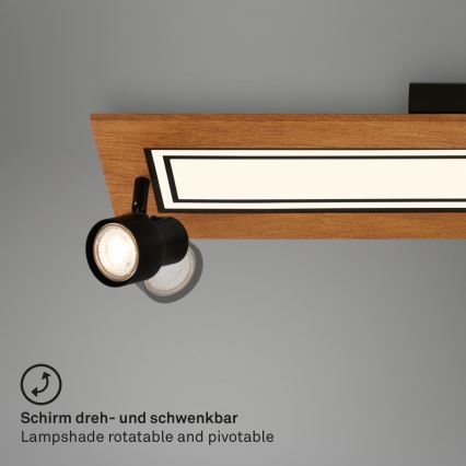 Brilo - LED Griestu lampa LED/24W/230V + 3xGU10/9W 3000K