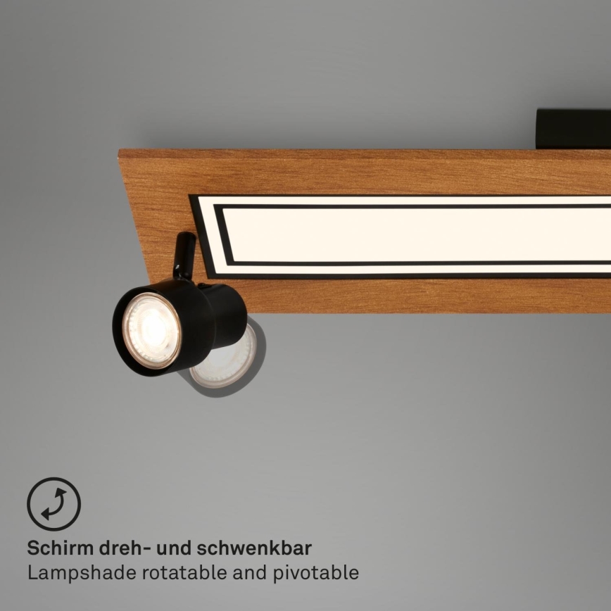 Brilo - LED Griestu lampa LED/24W/230V + 3xGU10/9W 3000K