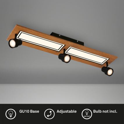 Brilo - LED Griestu lampa LED/24W/230V + 3xGU10/9W 3000K