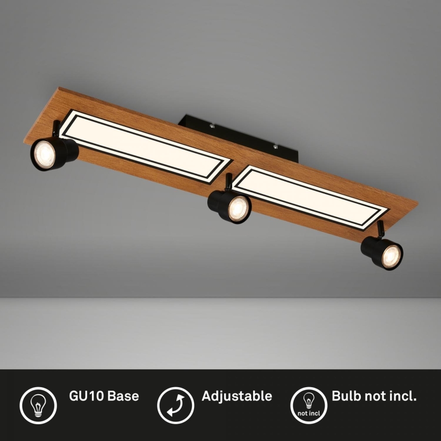 Brilo - LED Griestu lampa LED/24W/230V + 3xGU10/9W 3000K
