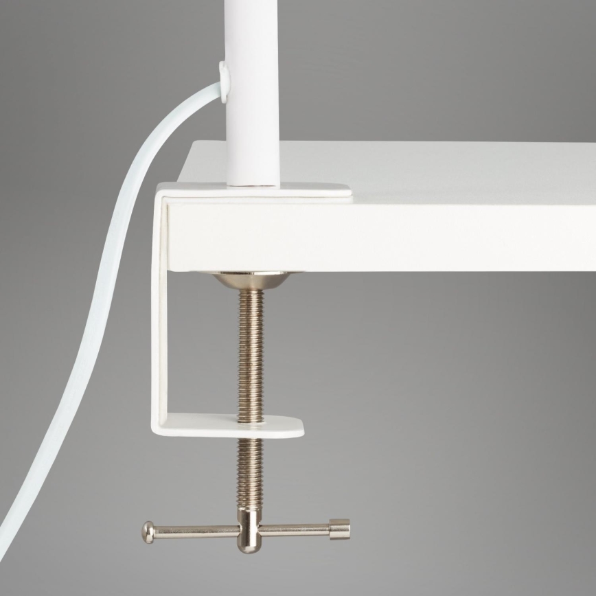 Brilo - LED Pielāgojama galda lampa ar stiprinājumu TRASNA LED/7,5W/230V balta