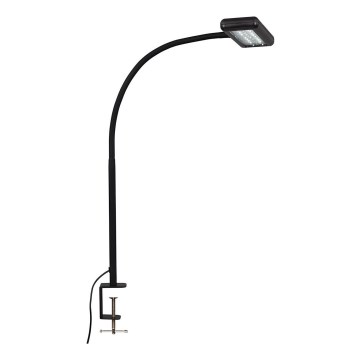 Brilo - LED Pielāgojama galda lampa ar stiprinājumu TRASNA LED/7,5W/230V melna
