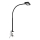 Brilo - LED Pielāgojama galda lampa ar stiprinājumu TRASNA LED/7,5W/230V melna