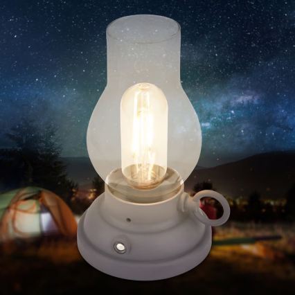 Brilo - LED regulējama āra uzlādējamā galda lampa KANEA LED/1,5W/5V IP44 1200 mAh antracīts