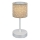 Brilo - LED regulējama uzlādējama āra galda lampa LOLE LED/3W/5V 2000mAh IP44 sudraba/beige