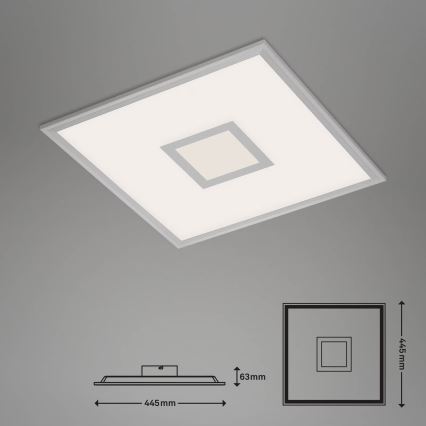 Brilo - LED RGB Aptumšojama griestu lampa CENTRO LED/24W/230V 2700-6500K Wi-Fi Tuya + tālvadības pults