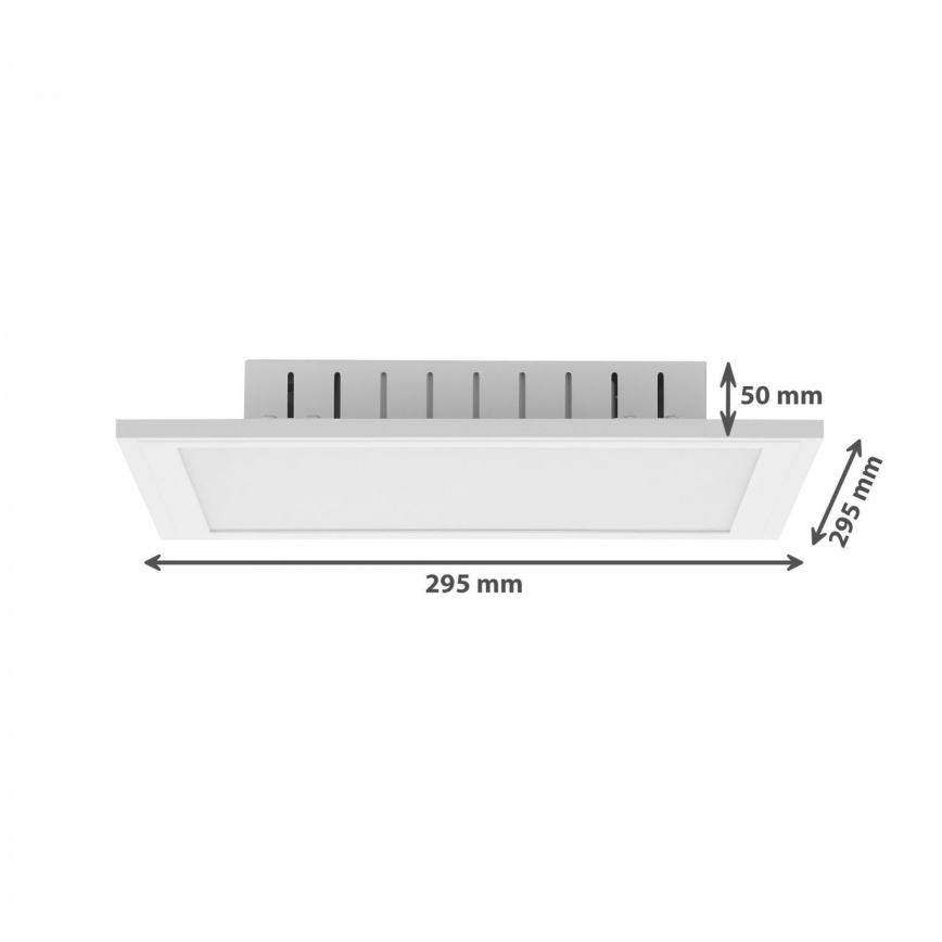 Brilo - LED RGB Aptumšojama griestu lampa COLOUR LED/15W/230V 3000-6500K + tālvadības pults