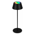 Brilo - LED RGB ar regulējamu spilgtumu, uzlādējama pieskārienjutīga āra galda lampa KIKI LED/2,6W/5V IP44 2600 mAh melna