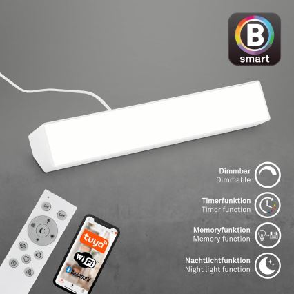 Brilo - LED RGBW Aptumšojama galda lampa LED/9W/230V 3000-6500K Wi-Fi Tuya + tālvadības pults