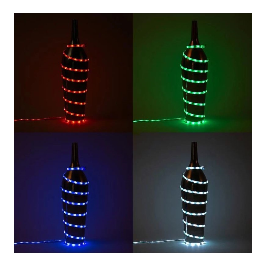 Brilo - LED RGBW Aptumšojama josla 6,5m LED/22W/230V + tālvadības pults