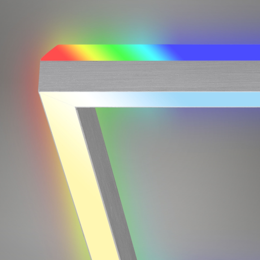 Brilo - LED RGBW Aptumšojama virsapmetuma lustra FRAME 2xLED/17W/230V 2700-6500K + tālvadības pults