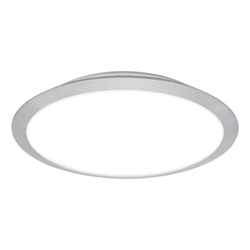 Brilo - LED vannas istabas griestu lampa CTS LED/21W/230V 3000/4000K IP44 pr. 37 cm matēts hroms