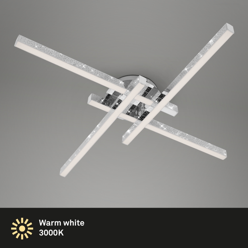 Brilo - LED Virsapmetuma lustra REY 4xLED/5W/230V spīdīgi hromēts