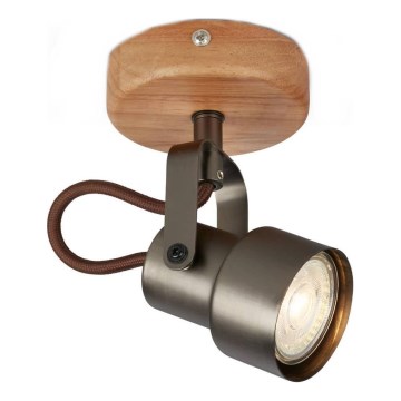 Brilo - LED virziena lampa TAHUN 1xGU10/5W/230V brūna