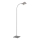 Brilo - Pielāgojama grīdas stāvlampa 1xE27/10W/230V sudraba