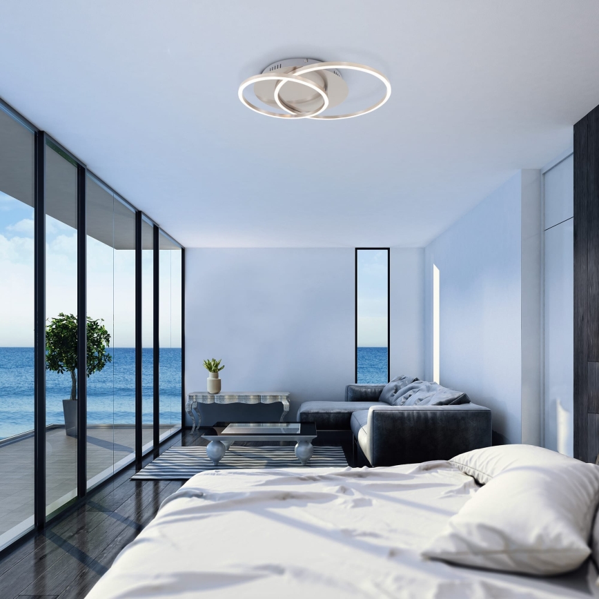 Brilo - Regulējama LED griestu lampa FRAMES LED/14W/230V + LED/22W 3000K