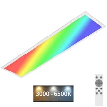 Brilo - RGBW Aptumšojama griestu lampa SLIM LED/24W/230V 3000-6500K 100x25 cm + tālvadības pults