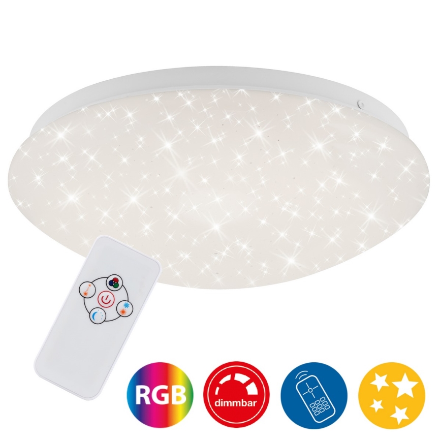 Brilo - RGBW Aptumšojama griestu lampa STARRY SKY LED/10W/230V + tālvadības pults
