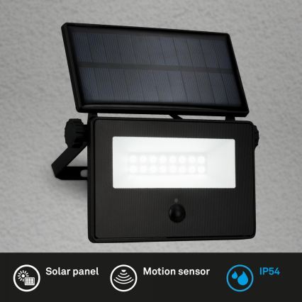 Brilo - Saules LED prožektors ar sensoru LED/5W/5,5V IP54 1200 mAh