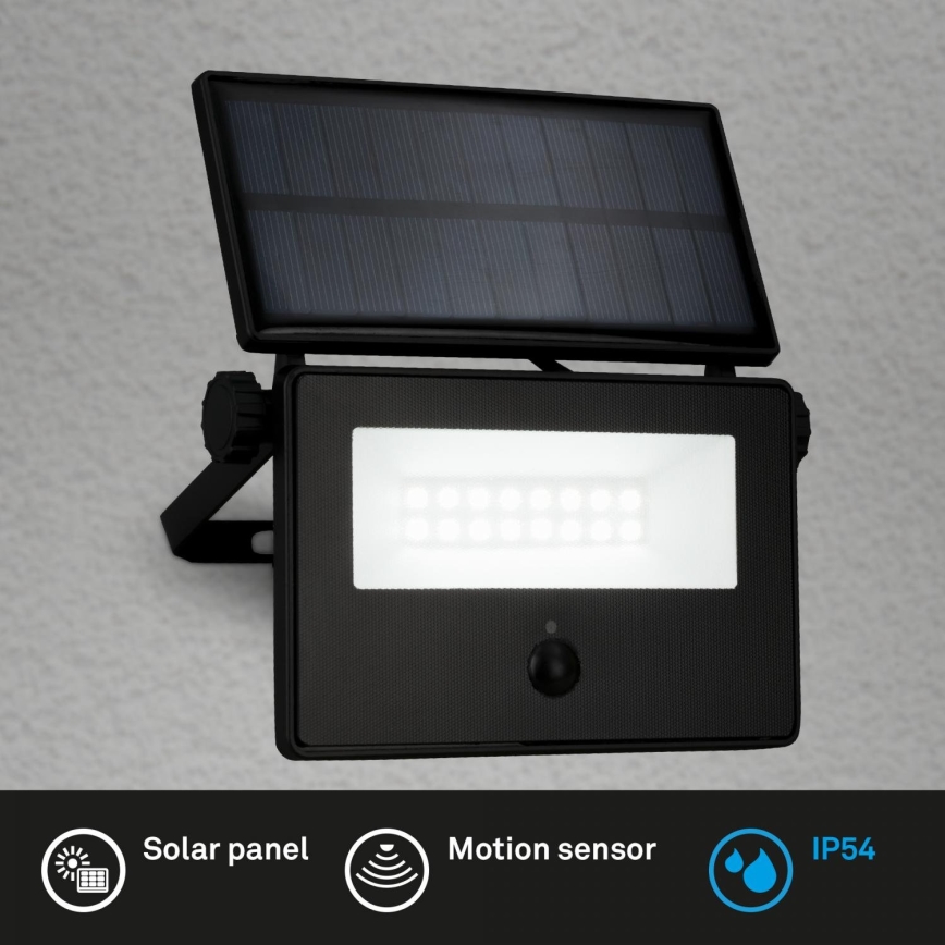 Brilo - Saules LED prožektors ar sensoru LED/5W/5,5V IP54 1200 mAh
