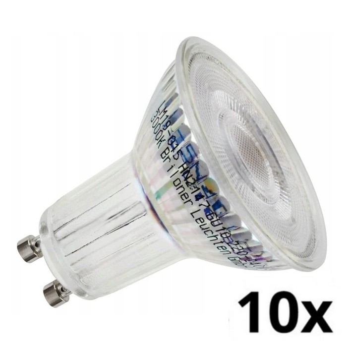 Briloner 0548-003 - KOMPLEKTS 10x LED Spuldze GU10/3,5W/230V 3000K