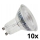 Briloner 0548-003 - KOMPLEKTS 10x LED Spuldze GU10/3,5W/230V 3000K
