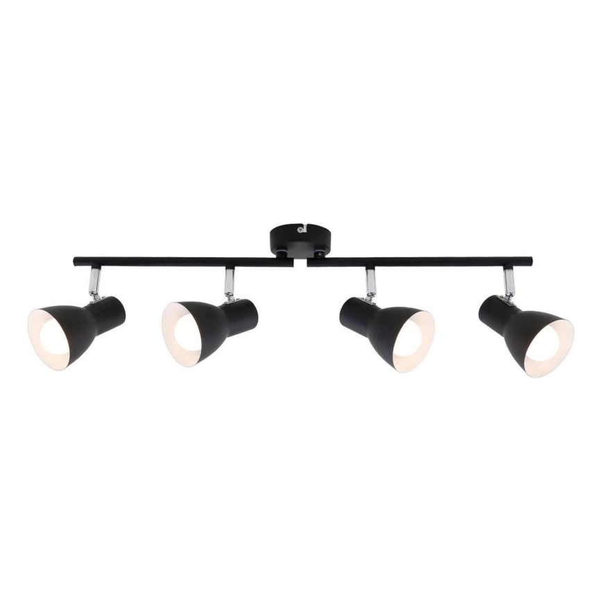 Briloner 10698890 - Starmetis 4xE14/25W/230V melna