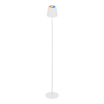 Briloner 1507016 - LED regulējama grīdas lampa KIKI LED/4,3W/5V IP44 2600 mAh balta