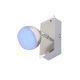Briloner 2040-012 - LED RGB Aptumšojams starmetis 1xLED/3,3W/230V + tālvadības pults