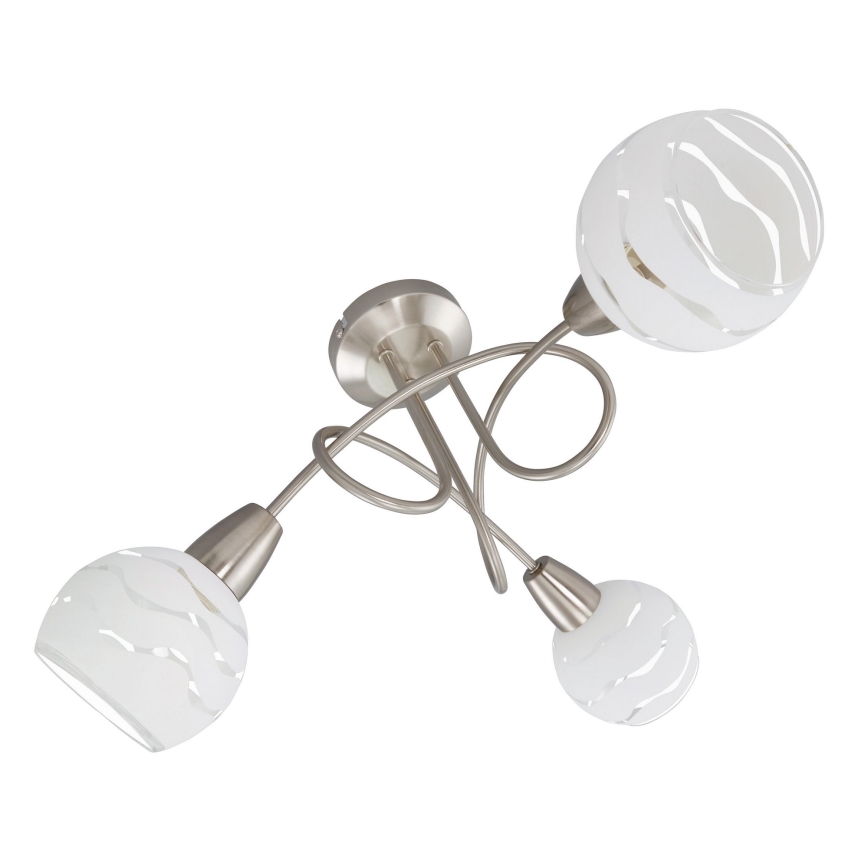 Briloner 2046-032 - Pieliekama lustra VIOLA 3xE14/40W/230V