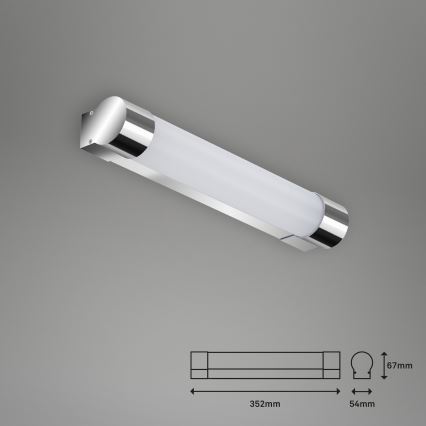 Briloner 2051-018 - LED Vannas istabas spoguļa apgaismojums LED/8W/230V IP44