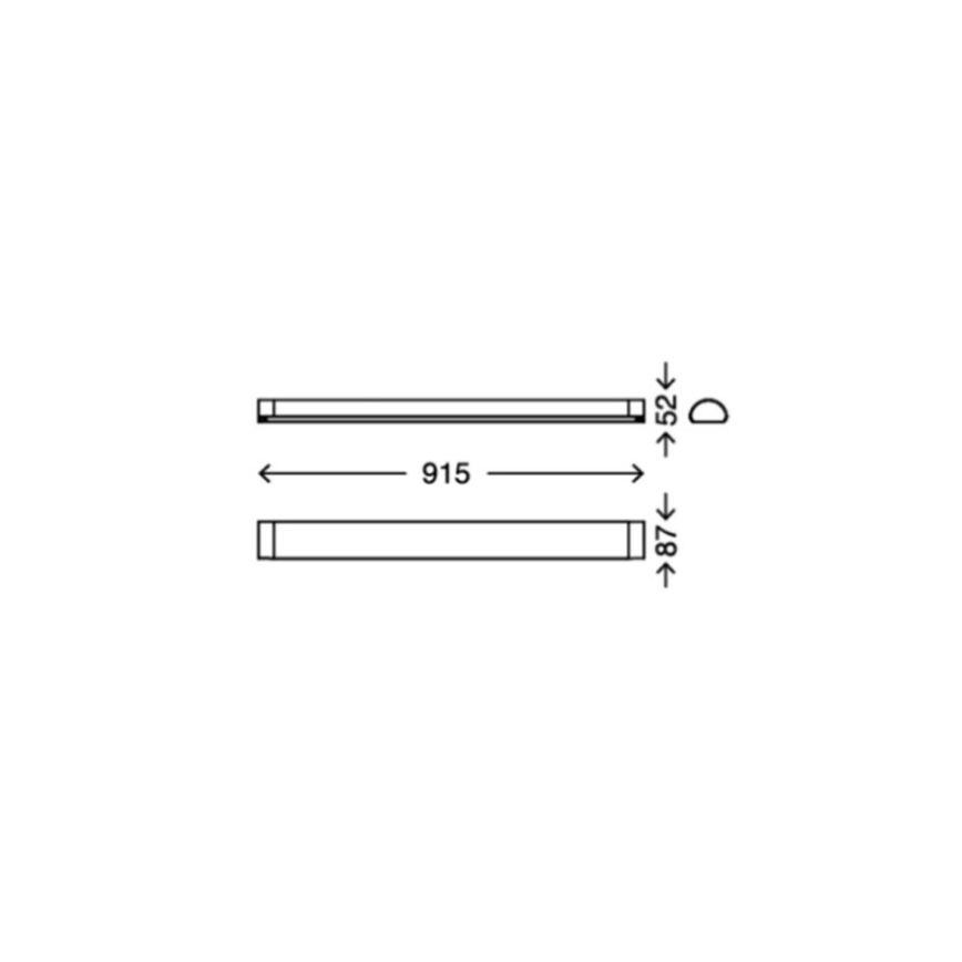 Briloner 2070-218 - LED Vannas istabas spoguļa apgaismojums BATH LED/15W/230V IP44