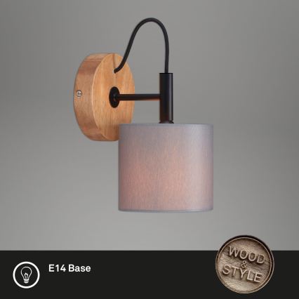 Briloner 2075-014 - Sienas gaismeklis RHON 1xE14/25W/230V