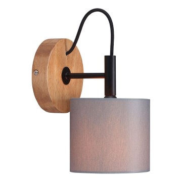 Briloner 2075-014 - Sienas gaismeklis RHON 1xE14/25W/230V kaučuka koks