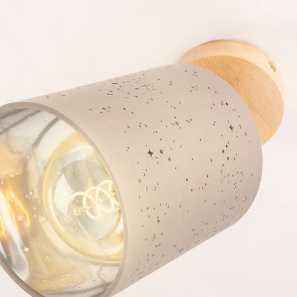 Briloner 2078-011 - Sienas starmetis SPOTLIGHT 1xE27/25W/230V bēša