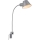 Briloner 2079-014 - Sienas pielāgojama lampa 1xE27/10W/230V sudraba