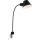 Briloner 2079-015 - Sienas pielāgojama lampa 1xE27/10W/230V melna