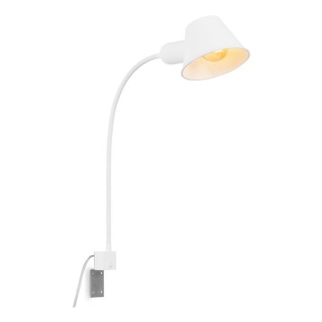 Briloner 2079-016 - Sienas pielāgojama lampa 1xE27/10W/230V balta