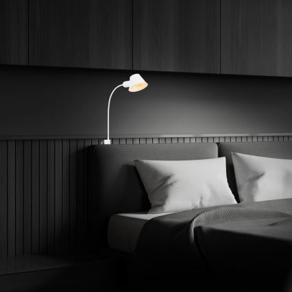 Briloner 2079-016 - Sienas pielāgojama lampa 1xE27/10W/230V balta