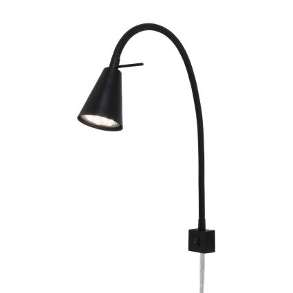 Briloner 2080-015 - LED Sienas lampa COMFORT LIGHT 1xGU10/5W/230V melna