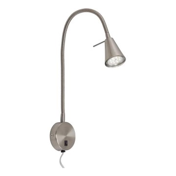 Briloner 2082-012 - LED Sienas lampa COMFORT LIGHT 1xGU10/5W/230V matēts hroms