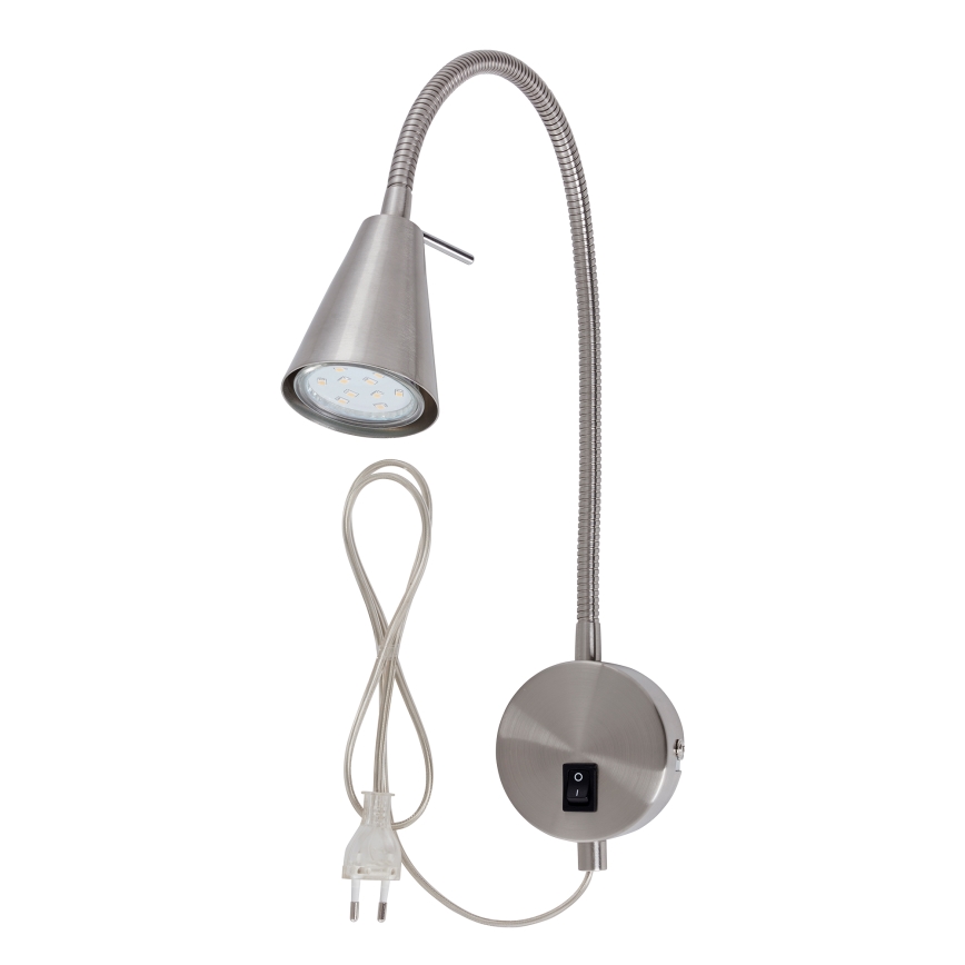 Briloner 2082-012 - LED Sienas lampa COMFORT LIGHT 1xGU10/5W/230V matēts hroms
