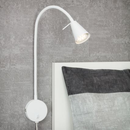 Briloner 2082-016 - LED Sienas lampa COMFORT LIGHT 1xGU10/5W/230V balta