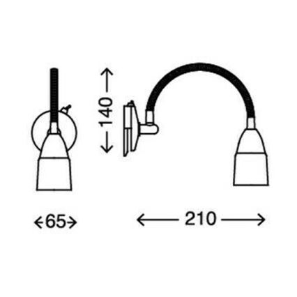 Briloner 2097-018 - LED Spoguļa apgaismojums SPLASH 1xG9/2,5W/230V