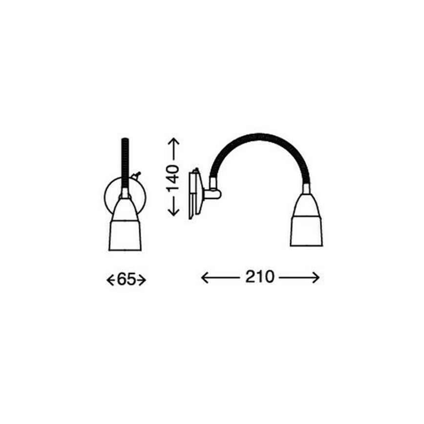 Briloner 2097-018 - LED Spoguļa apgaismojums SPLASH 1xG9/2,5W/230V