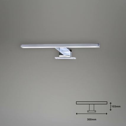 Briloner 2104-018 - LED Vannas istabas spoguļa apgaismojums DUN LED/5W/230V 30 cm IP44