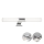 Briloner 2113-118 - LED Vannas istabas spoguļa apgaismojums LED/12W/230V IP44 47 cm spīdīgi hromēts